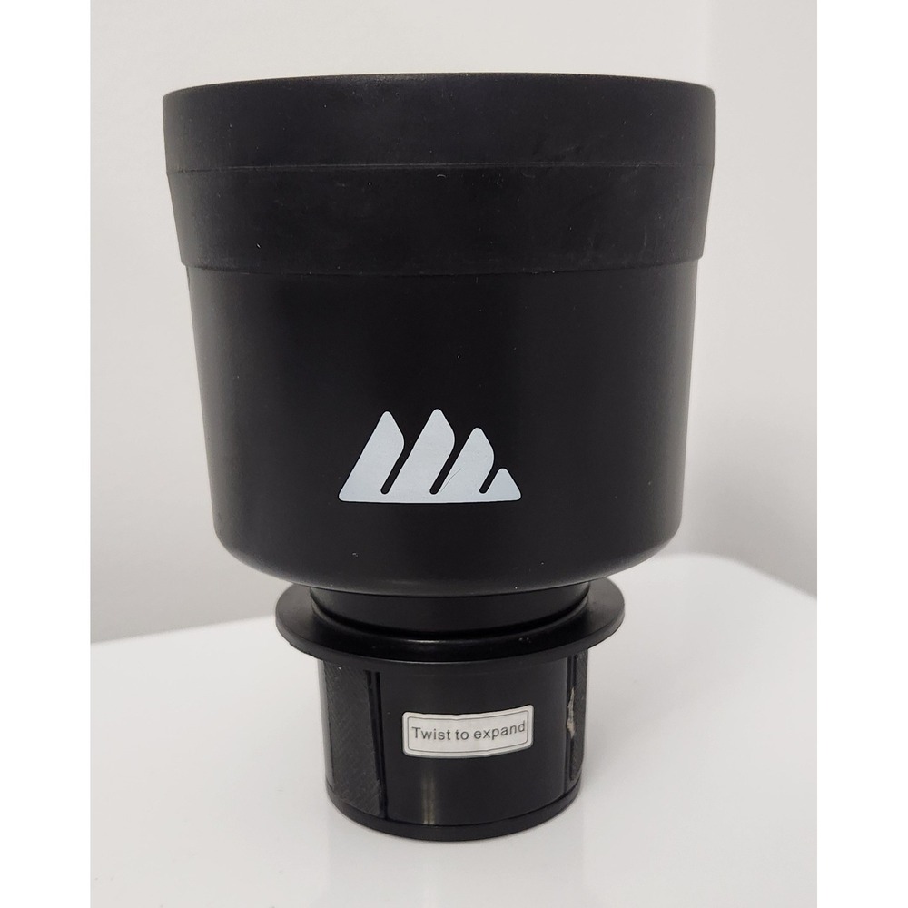 Black Expander‎ Car Cup Holder Adjustable Base for Large Bottles & Mugs Integral